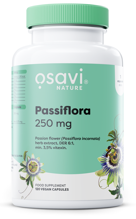 Passiflora, 250mg - 120 vegan caps - Osavi