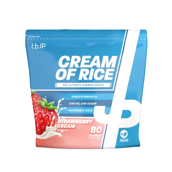 Cream of Rice, Strawberry Cream - 2000 grams - Trained by JP