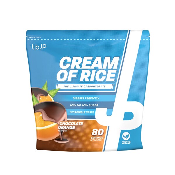Cream of Rice, Chocolate Orange - 2000 grams - Trained by JP