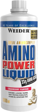Amino Power Liquid, Cranberry - 1000 ml. - Weider