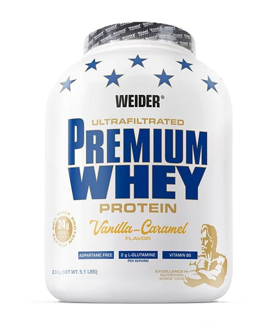 Premium Whey, Vanilla Caramel - 2300 grams - Weider