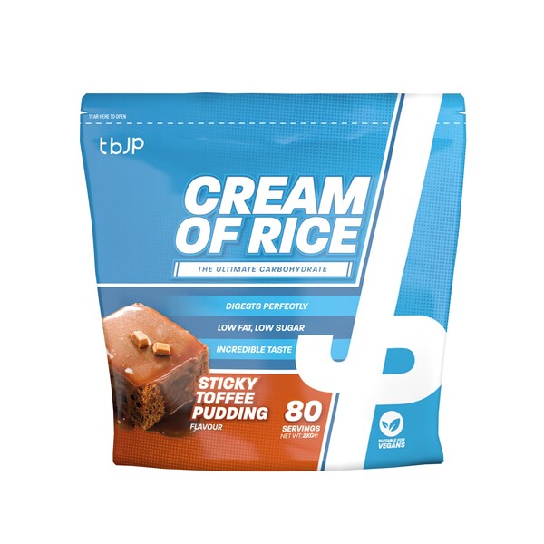 Cream of Rice, Sticky Toffee Pudding - 2000 grams - Trained by JP