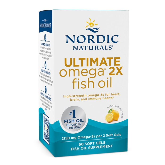 Ultimate Omega 2X, 2150mg Lemon (EAN 768990891168) - 60 softgels - Nordic Naturals