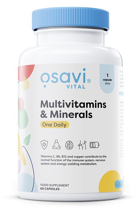 Multivitamins & Minerals One Daily - 60 caps - Osavi