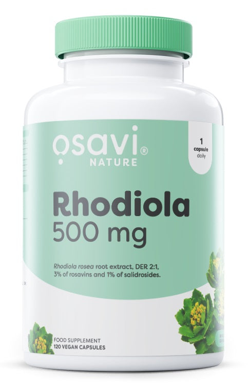 Rhodiola, 500mg - 120 vegan caps - Osavi