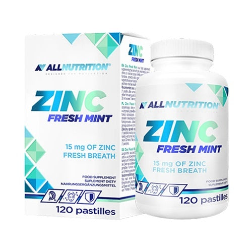 Zinc, 15mg (Fresh Mint) - 120 pastilles - Allnutrition