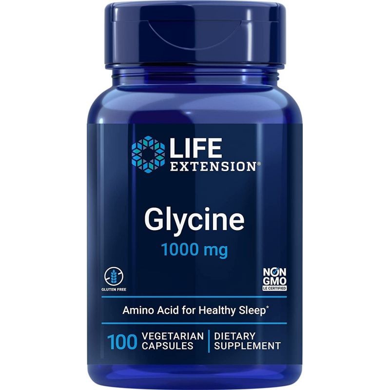 Glycine, 1000mg - 100 vcaps - Life Extension