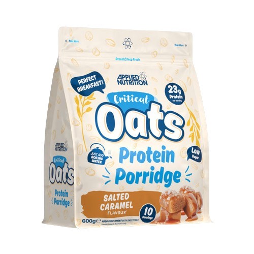 Critical Oats Protein Porridge, Salted Caramel - 600 grams - Applied Nutrition