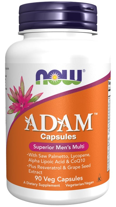 ADAM Multi-Vitamin for Men - 90 vcaps - NOW Foods