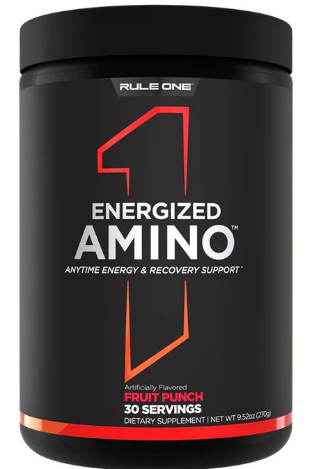 Energized Amino, Fruit Punch - 270 grams - Rule One