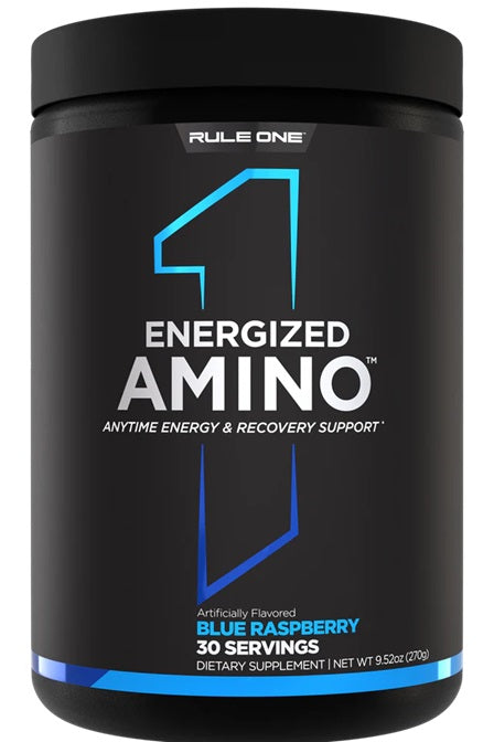 Energized Amino, Blue Raspberry - 270 grams - Rule One