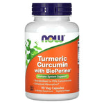 Turmeric Curcumin with BioPerine - 90 vcaps - NOW Foods