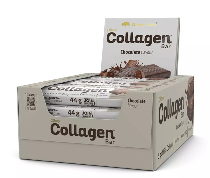 Collagen Bar, Chocolate (EAN 5901330094019) - 25 x 44g - Olimp Nutrition