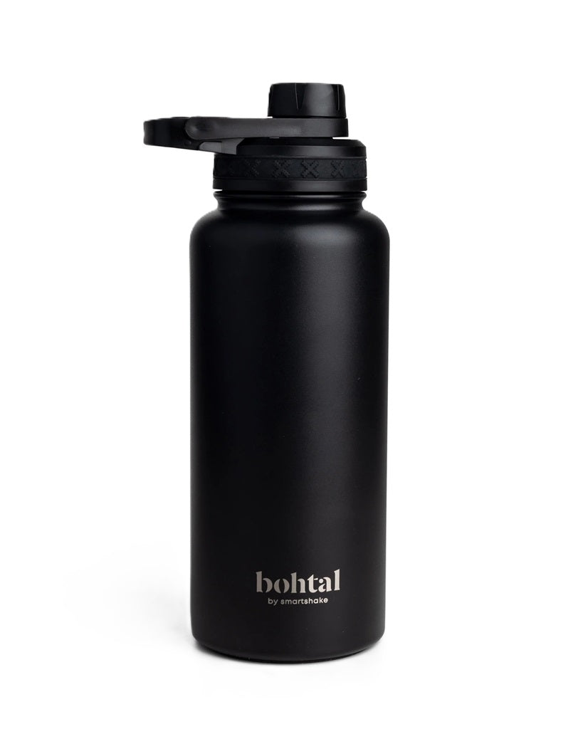 Bohtal Insulated Sports Bottle, Black - 960 ml. - SmartShake