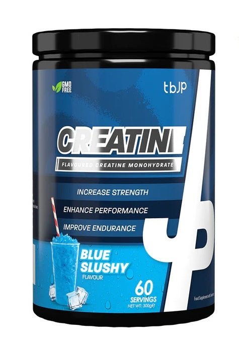 Creatine, Blue Slushy (Tub) - 300 grams - Trained by JP