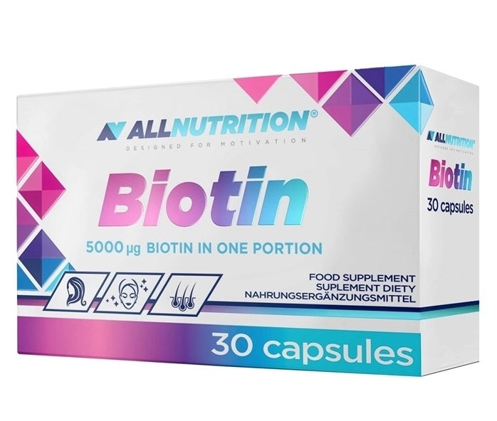 Biotin, 5000mcg - 30 caps - Allnutrition