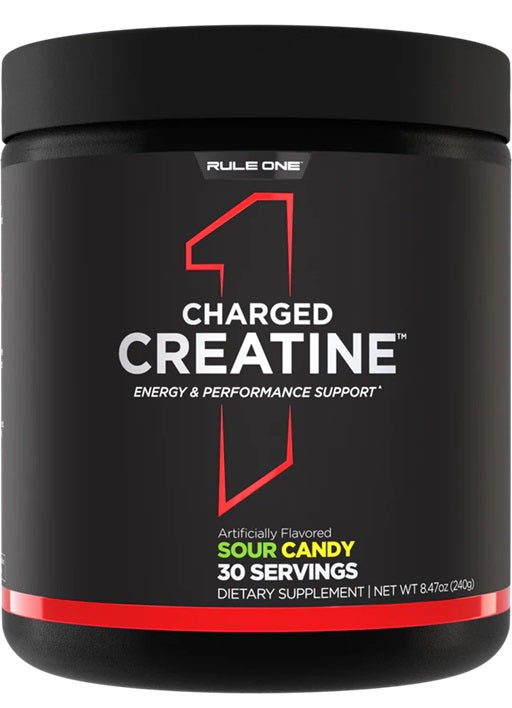 Charged Creatine, Sour Candy - 240 grams - Rule One