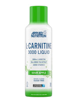 L-Carnitine Liquid 3000, Sour Apple - 480 ml. - Applied Nutrition