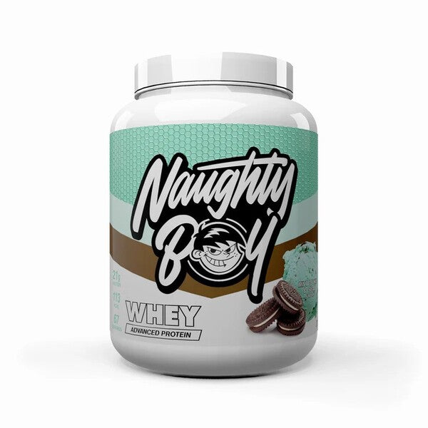 Advanced Whey, Mint Cookies & Cream - 2010 grams - Naughty Boy