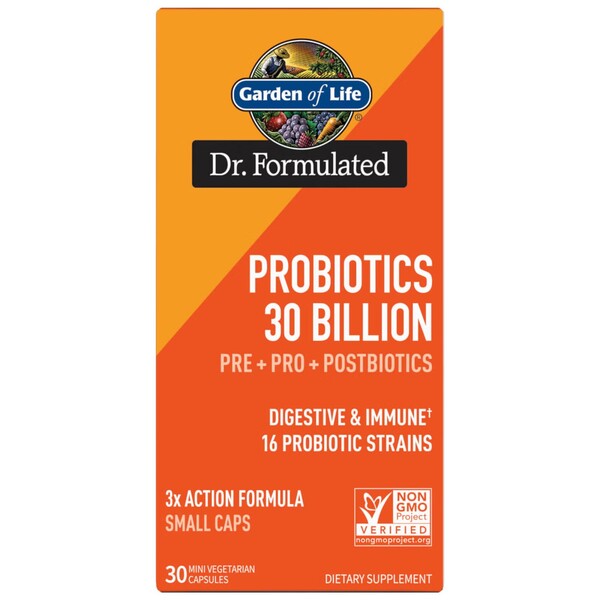 Dr. Formulated Probiotics 30 Billion - 30 mini vcaps - Garden of Life
