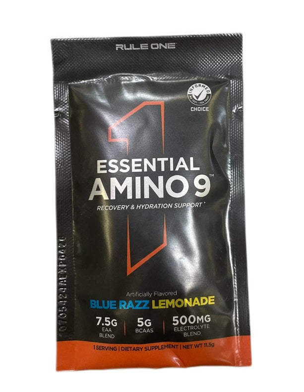 Essential Amino 9, Blue Razz Lemonade - 11.5 grams (1 serving) - Rule One