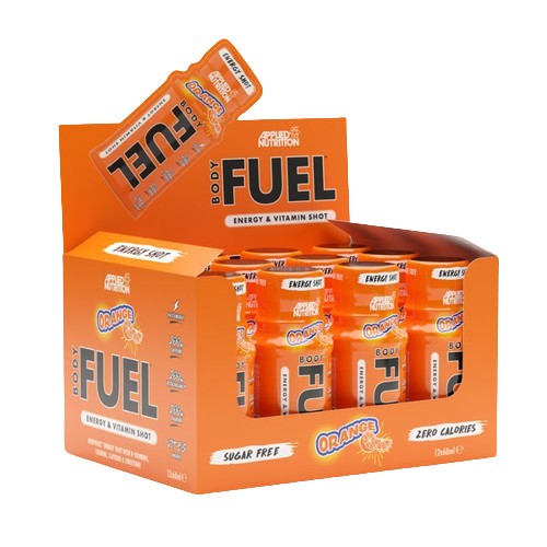 Bodyfuel Energy Shots, Orange - 12 x 60 ml. - Applied Nutrition