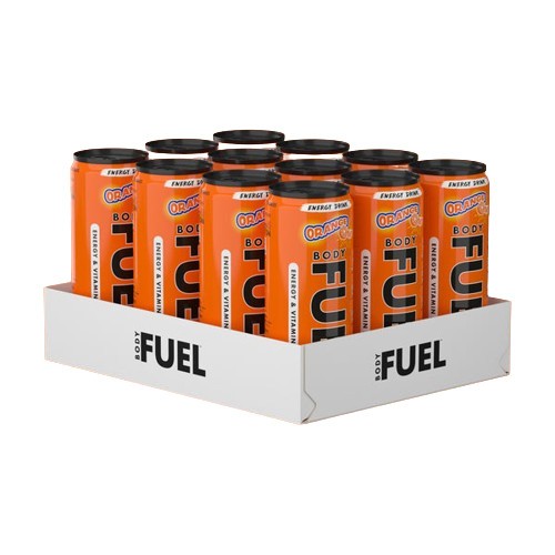 Bodyfuel Energy Cans, Orange - 12 x 330 ml. - Applied Nutrition