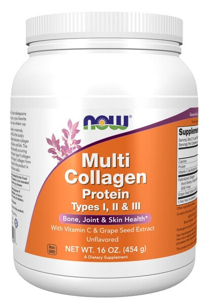 Multi Collagen Protein - 454 grams - NOW Foods
