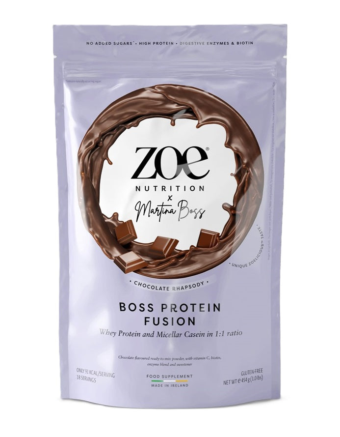Boss Protein Fusion, Chocolate Rhapsody - 454 grams - ZOE Nutrition