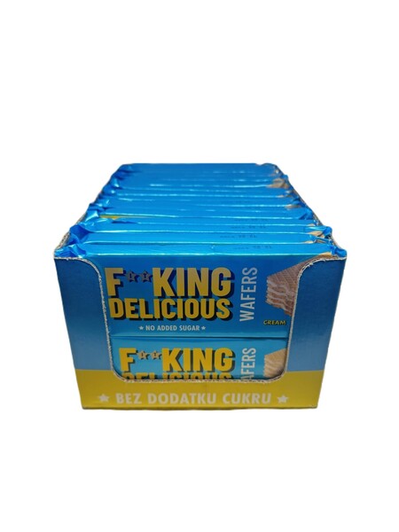 Fitking Delicious Wafers, Cream - 32 x 80g - Allnutrition