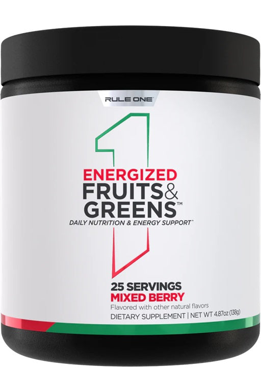 Energized Fruits & Greens, Mixed Berry - 138 grams - Rule One