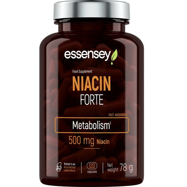 Niacin Forte, 500mg - 120 caps - Essensey