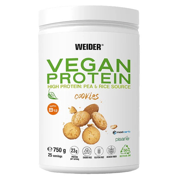 Vegan Protein, Cookies - 750 grams - Weider