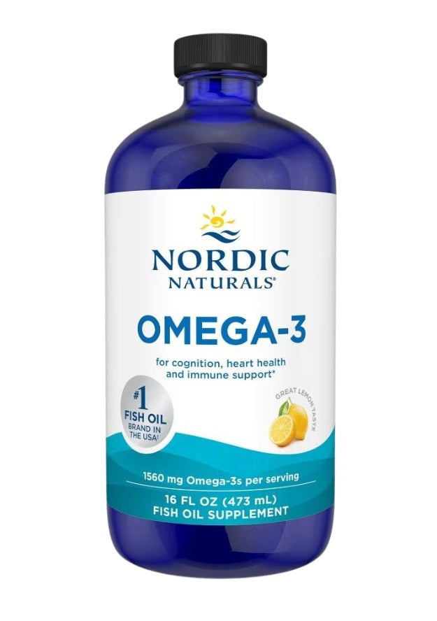 Omega-3, 1560mg Lemon - 473 ml. - Nordic Naturals