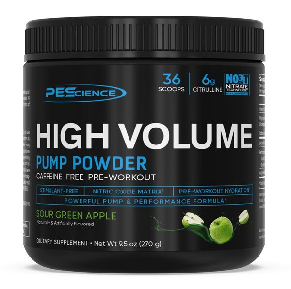 High Volume (New Formula), Sour Green Apple - 270 grams - PEScience