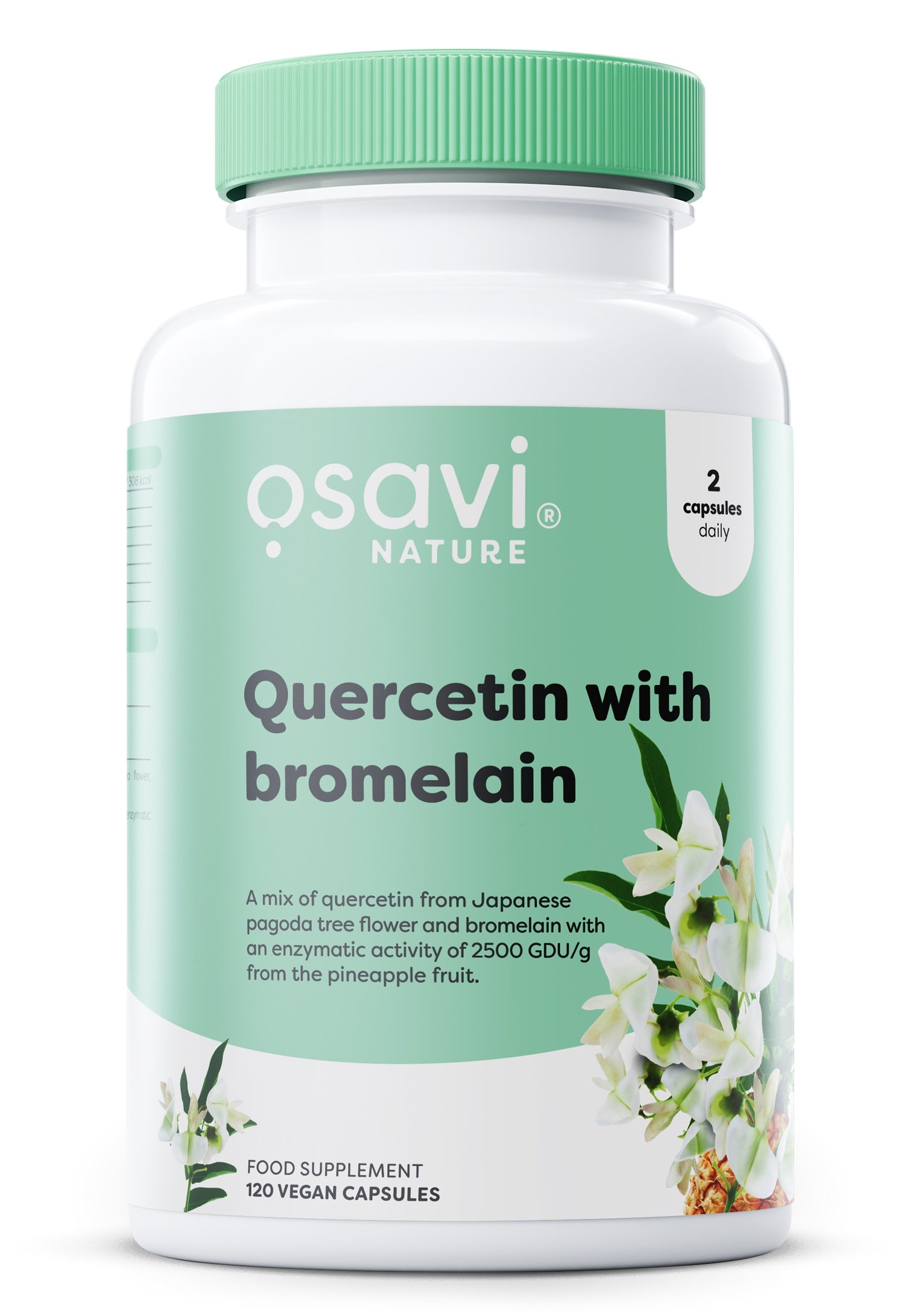 Quercetin with Bromelain - 120 vegan caps - Osavi