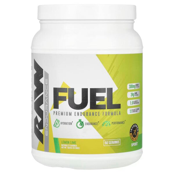 Raw Fuel, Lemon Lime - 1620 grams - Raw Nutrition