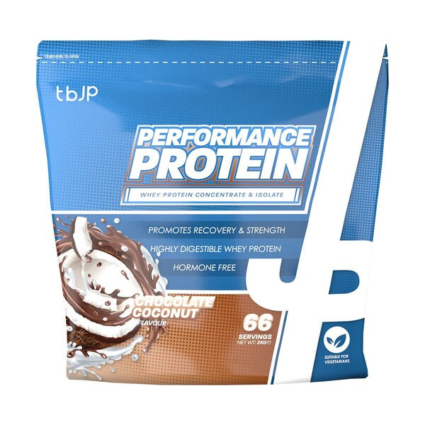 Performance Protein, Chocolate Coconut - 2000 grams - Trained by JP