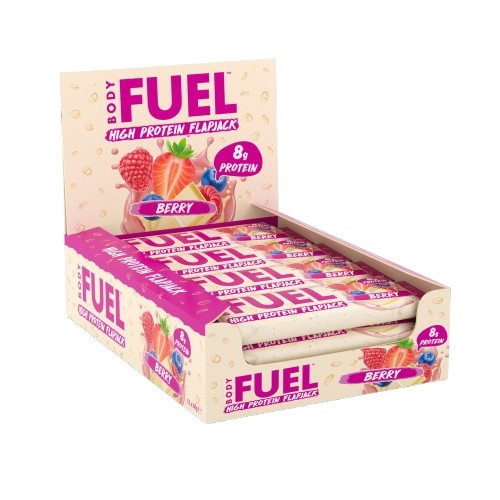 Bodyfuel Flapjack, Berry - 12 x 40g - Applied Nutrition