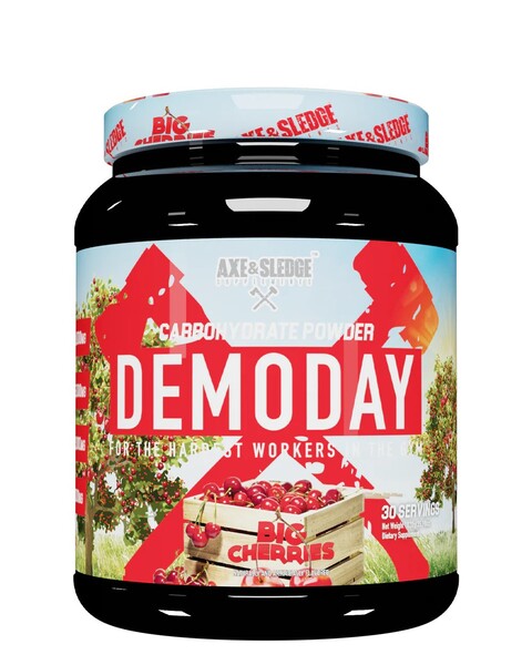 Demoday Carbohydrate Powder, Big Cherries - 1020 grams - Axe & Sledge