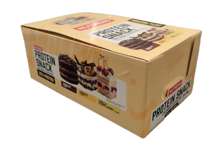 Protein Snack Bar, Vanilla & Sour Cherry - 30 x 40g - Nutrend