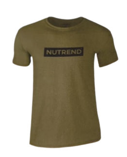 Eat Sleep Gym Repeat T-Shirt, Military - Large - Nutrend