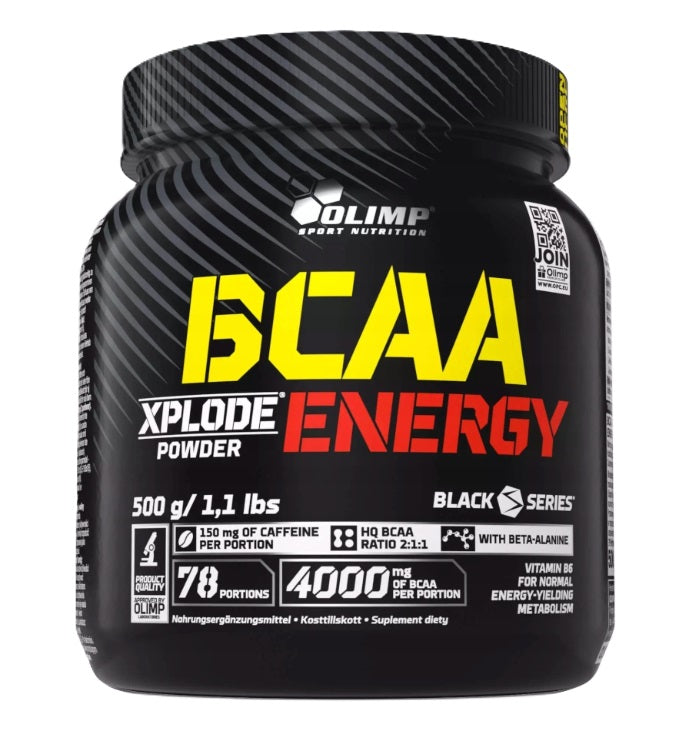 BCAA Xplode Energy, Fruit Punch - 500 grams - Olimp Nutrition
