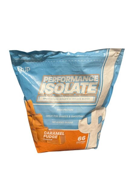 Performance Isolate, Caramel Fudge - 2000 grams - Trained by JP