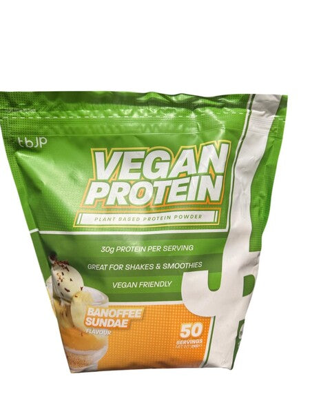 Vegan Protein, Banoffee Sundae (EAN 654139418061) - 2000 grams - Trained by JP