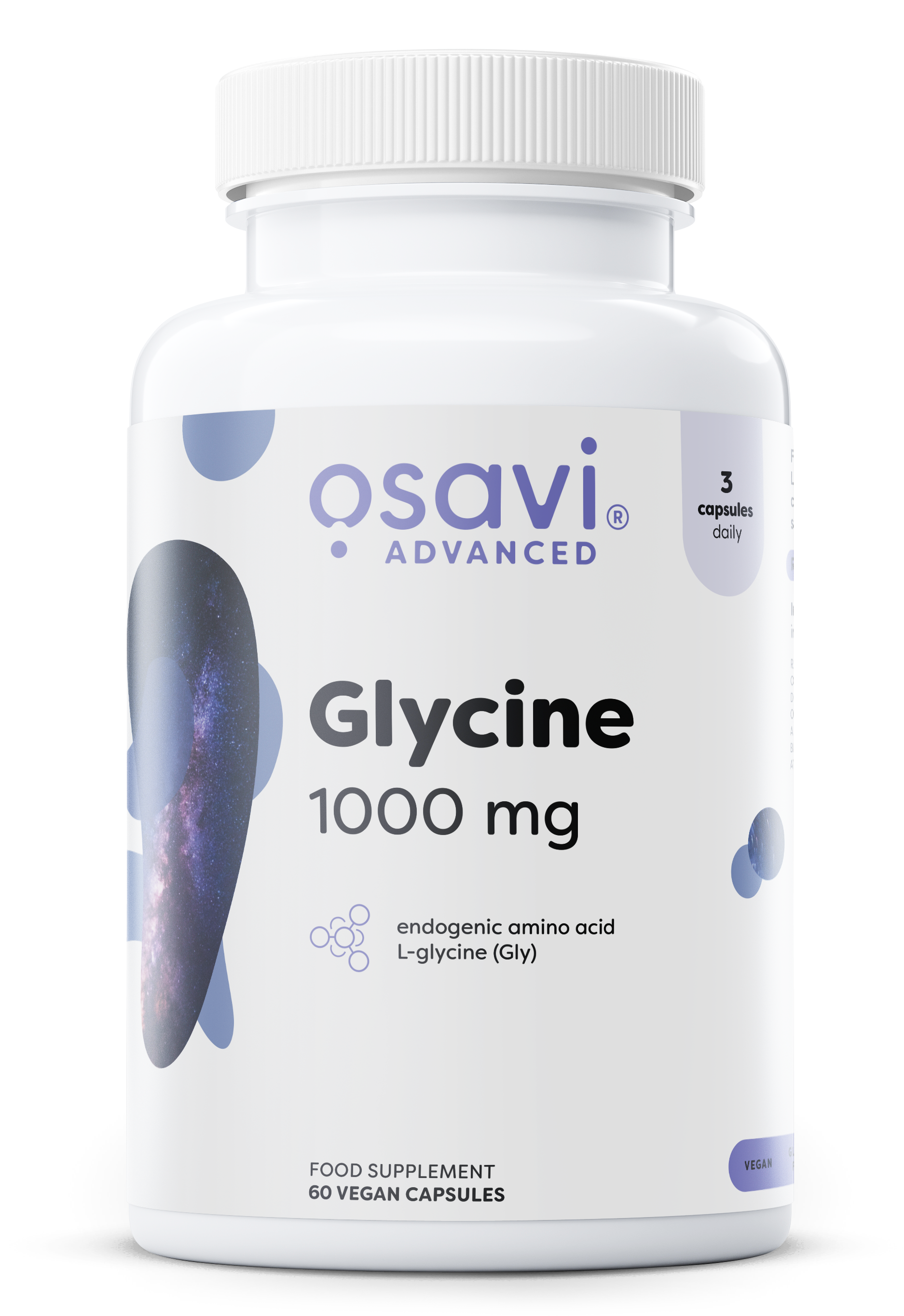 Glycine, 1000mg - 60 vegan caps - Osavi