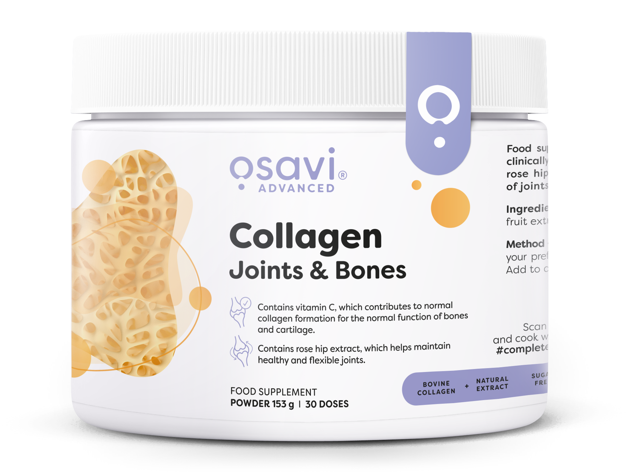Collagen Peptides - Joints & Bones - 153 grams - Osavi