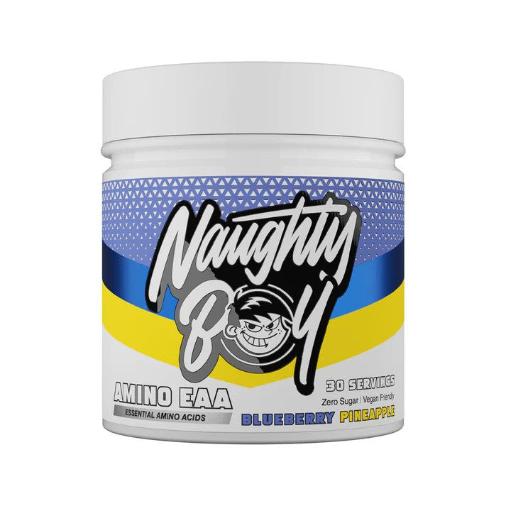 Amino EAA, Blueberry Pineapple - 345 grams - Naughty Boy