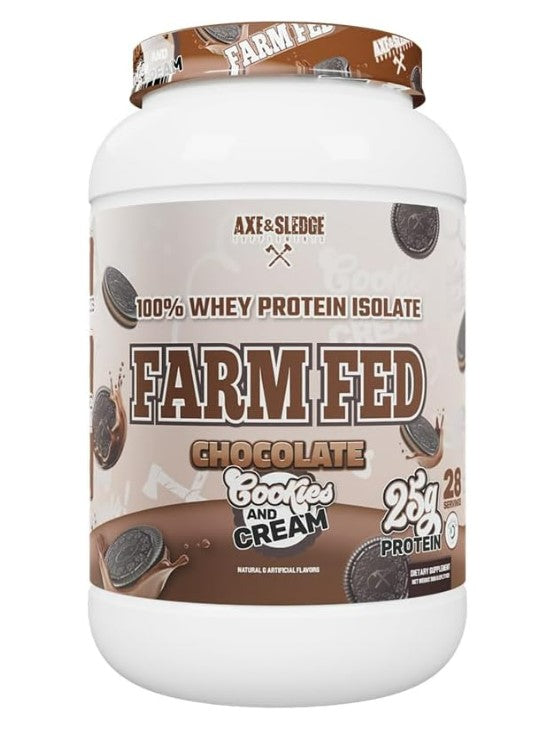 Farm Fed, Chocolate Cookies and Cream - 986 grams - Axe & Sledge