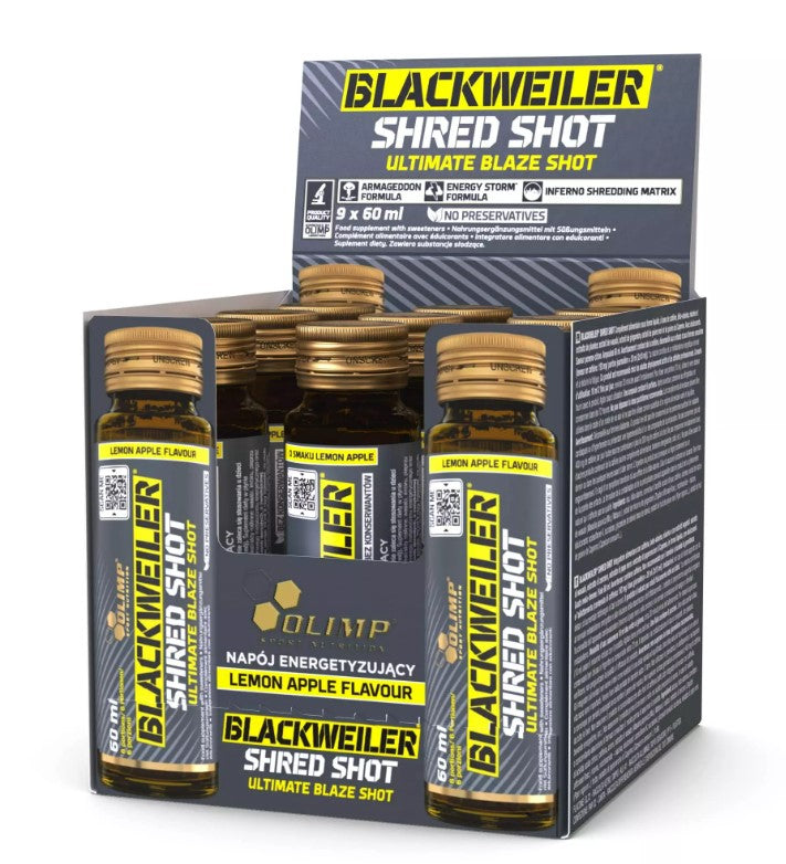 Blackweiler Shred Shot, Lemon Apple - 9 x 60 ml. - Olimp Nutrition